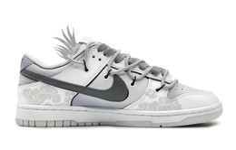 Nike: Серые кроссовки  Dunk