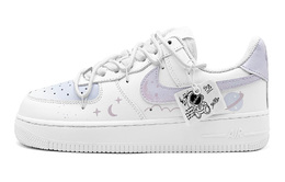 Nike: Фиолетовые кроссовки  Air Force 1