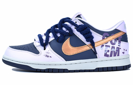 Nike: Фиолетовые кроссовки  Dunk