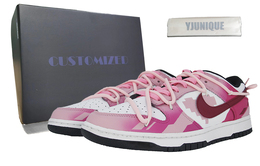 Nike: Розовые кроссовки  Dunk