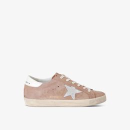 Golden Goose: Розовые кеды  Superstar