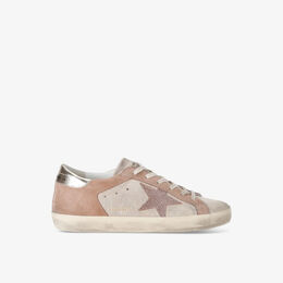 Golden Goose: Розовые кроссовки  Superstar