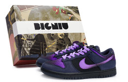 Nike: Фиолетовые кроссовки  Dunk