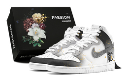 Nike: Чёрные кроссовки  Dunk