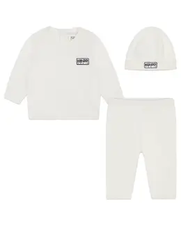 Kenzo Kids: Белая футболка 