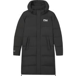 Fila: Чёрный пуховик 