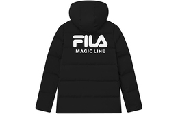 Fila: Чёрный пуховик 