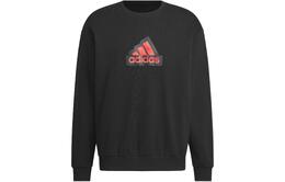 Adidas: Чёрная толстовка 