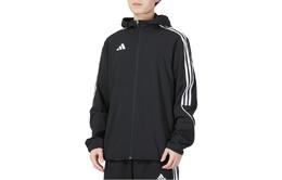 Adidas: Чёрная куртка 