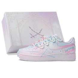 Nike: Розовые кроссовки  Air Force 1