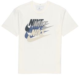 Nike: Белая футболка 