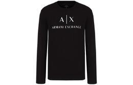 Armani Exchange: Чёрная футболка 