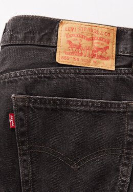 Levi's: Чёрные джинсы 