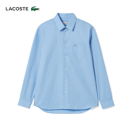 Lacoste: Голубая рубашка 