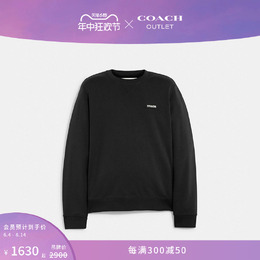 Coach: Чёрный свитер 