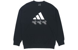 Adidas: Чёрная толстовка 