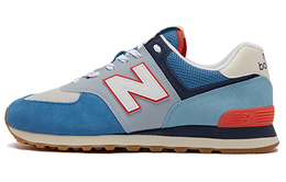 New Balance: Серые кроссовки  574