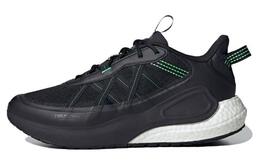Adidas: Чёрные кроссовки 