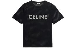 CELINE: Чёрная футболка 