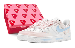 Nike: Розовые кроссовки  Air Force 1