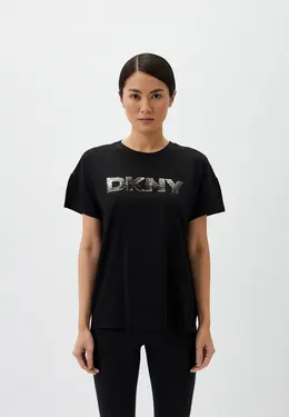 DKNY: Чёрная футболка 