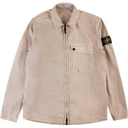 Stone Island: Куртка цвета хаки 