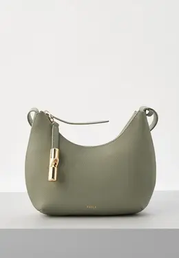 Furla: Зелёная сумка 