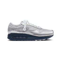 Nike: Серебристые кроссовки  Air Max 1