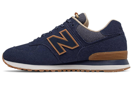 New Balance: Тёмные кроссовки  574