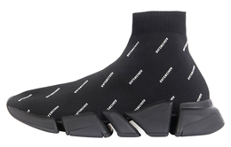 Balenciaga: Чёрные кроссовки  Speed Trainer