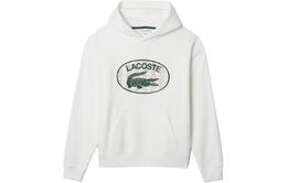 Lacoste: Белая толстовка 