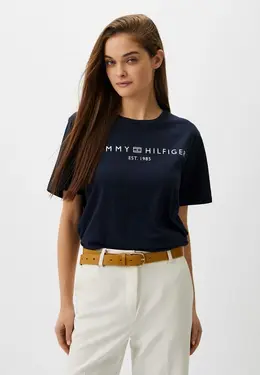 Tommy Hilfiger: Синяя футболка 