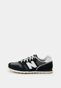New Balance: Чёрные кроссовки 