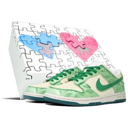 Nike: Зелёные кроссовки  Dunk