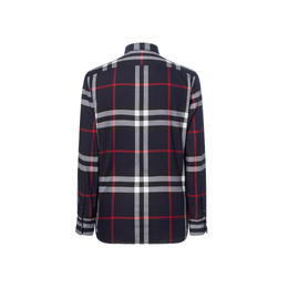 Burberry: Синяя рубашка 