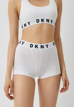 DKNY: Белые трусы 