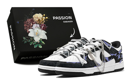 Nike: Фиолетовые кроссовки  Dunk