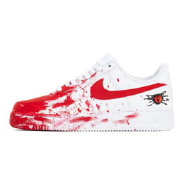 Nike: Чёрные кроссовки  Air Force 1