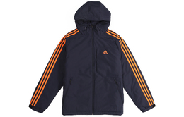 Adidas: Чёрный пуховик 