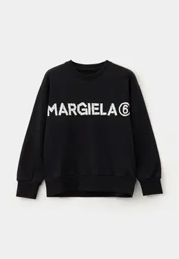 MM6 Maison Margiela: Чёрный свитер 