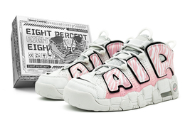 Nike: Розовые кроссовки  Air More Uptempo