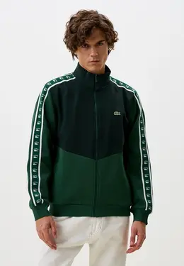 Lacoste: Зелёная толстовка 