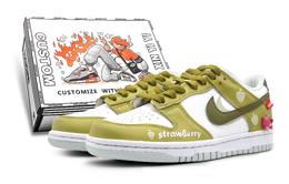 Nike: Белые кроссовки  Dunk