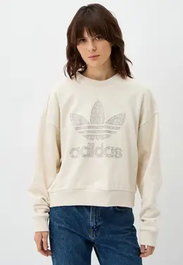 adidas Originals: Бежевый свитшот 