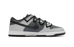 Nike: Серые кроссовки  Dunk