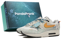 Nike: Голубые кроссовки  Air Max 1