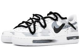 Nike: Чёрные кроссовки  Air Force 1