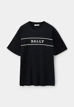 Bally: Чёрная футболка 