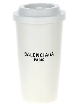 Balenciaga: Белый клатч 