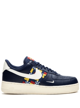 Nike: Синие кроссовки  Air Force 1